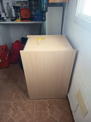 Cajonera juvenil azul y amarilla