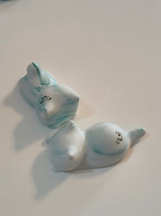 Gatti in gesso ceramico profumato