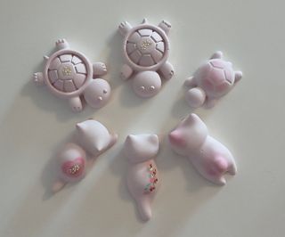 Gatti in gesso ceramico profumato