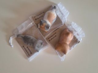 Gatti in gesso ceramico profumato