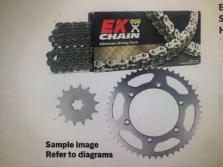 Kit Cadena Corona Piñón Reforzado Honda