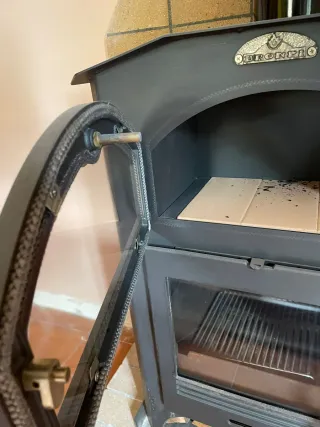 Chimenea de leña Bronpi negra
