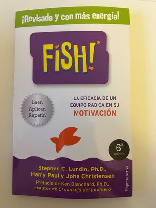 Libro FISH para gestión de equipos.