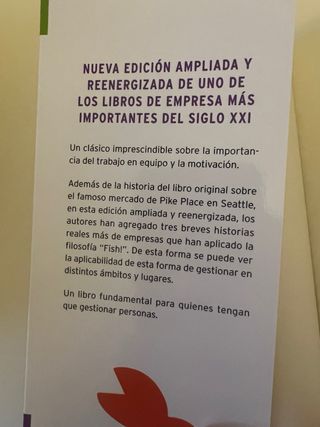 Libro FISH para gestión de equipos.