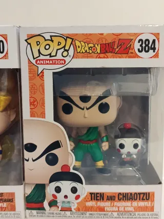 Funko Pop! Dragon Ball Z Jiren, Goku, Tien y Chaoz