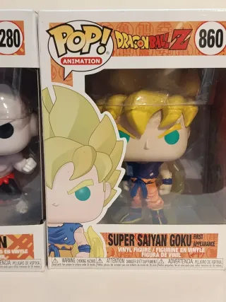 Funko Pop! Dragon Ball Z Jiren, Goku, Tien y Chaoz