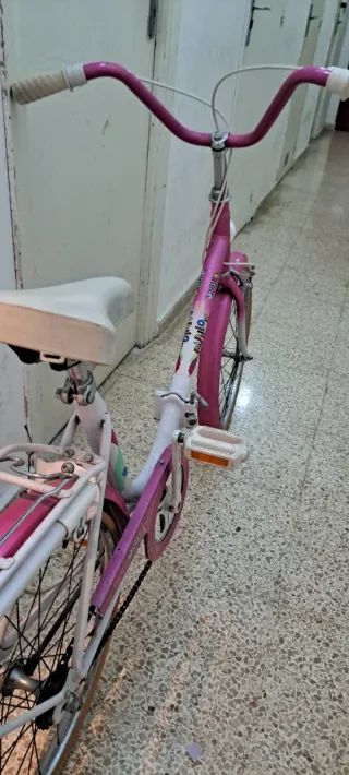 Bicicleta Plegable Rosa