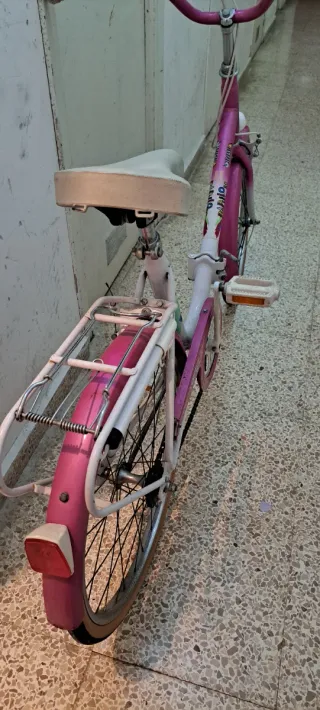Bicicleta Plegable Rosa
