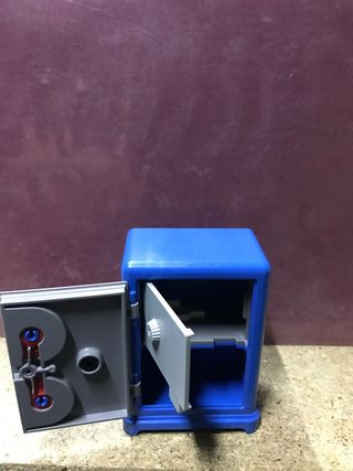 Caja Fuerte Juguete Playmobil Azul
