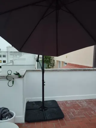 Sombrilla TILLVEX Antracita 300/350 cm