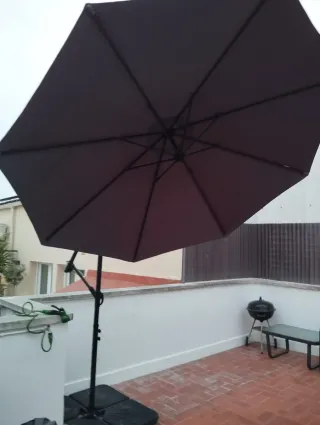 Sombrilla TILLVEX Antracita 300/350 cm