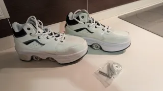 Patines 4 Ruedas Blancos Talla 40