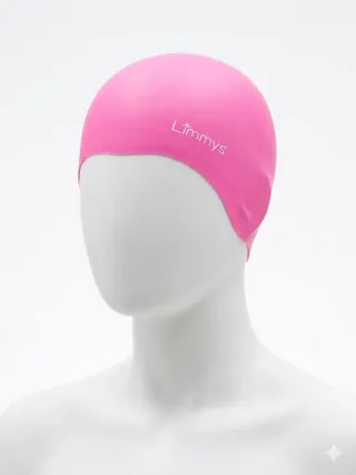 Gorro de natación rosa Limmys