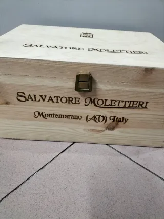 Cassetta Legno Salvatore Molettieri Vuota