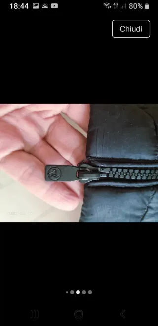 Piumino 100 gr.Colmar donna nero