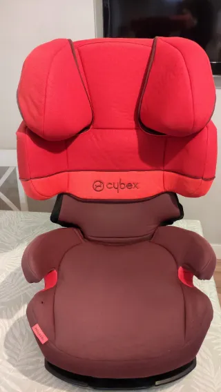 Silla Coche Cybex Pallas Fix Roja