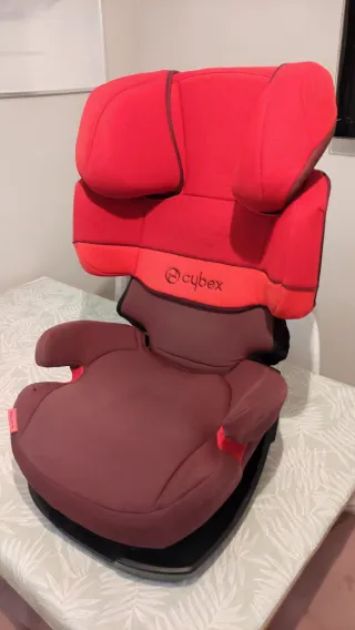 Silla Coche Cybex Pallas Fix Roja