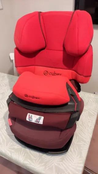 Silla Coche Cybex Pallas Fix Roja
