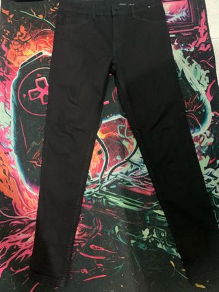 Pantalones skinny negros