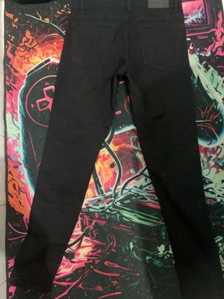 Pantalones skinny negros