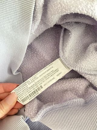 Sudadera Lila Montaña Talla S