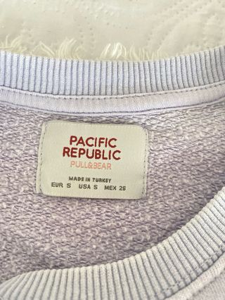 Sudadera Lila Montaña Talla S