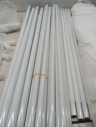 Cenador Desmontable AKTIVE 3x3m Blanco