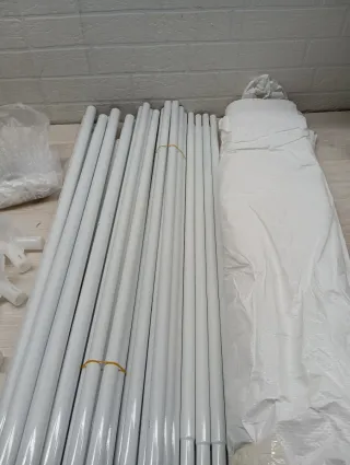 Cenador Desmontable AKTIVE 3x3m Blanco