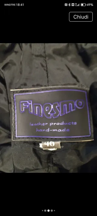 Pantaloni uomo vera pelle