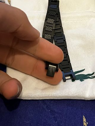 Pulsera Lacoste Negra