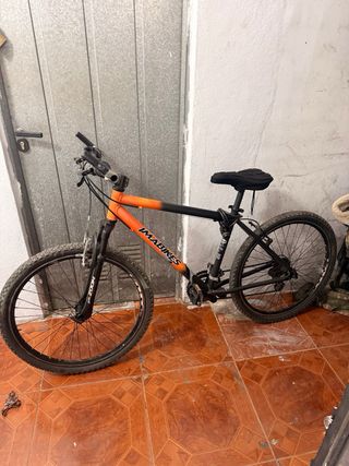 Bicicleta IMABIKE Naranja/Negra