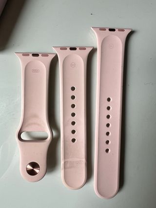 Correa Apple Watch Naranja y rosada 40mm