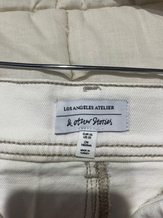 Falda vaquera blanca