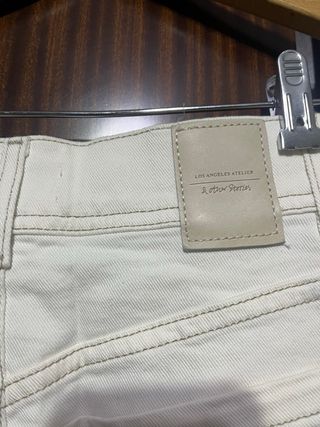 Falda vaquera blanca