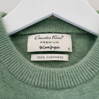 Jersey cashmere hombre Emidio Tucci verde M