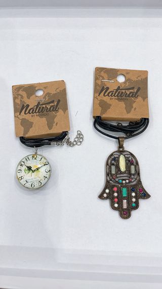 Lote 22 piezas bisutería oro y multicolor