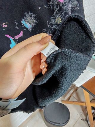 Felpa Off-White Paint Splatter Nera M