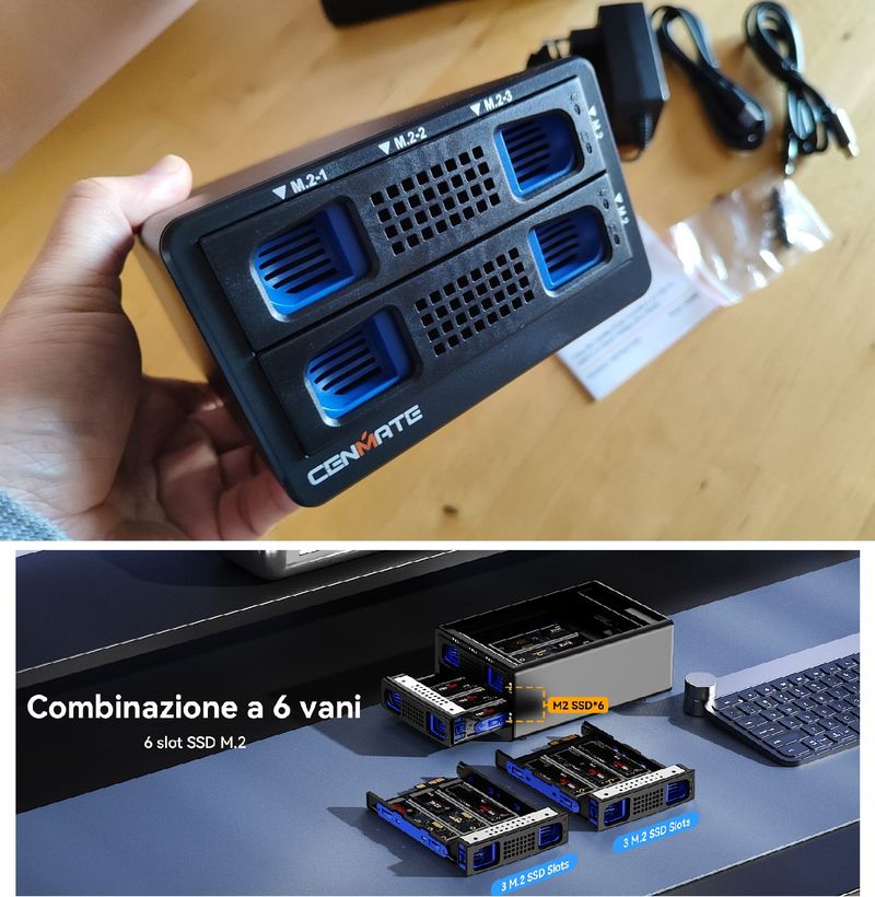 Cenmate Enclosure NVMe M.2 USB 3.2 10Gbps afbeelding 2