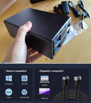 Cenmate Enclosure NVMe M.2 USB 3.2 10Gbps