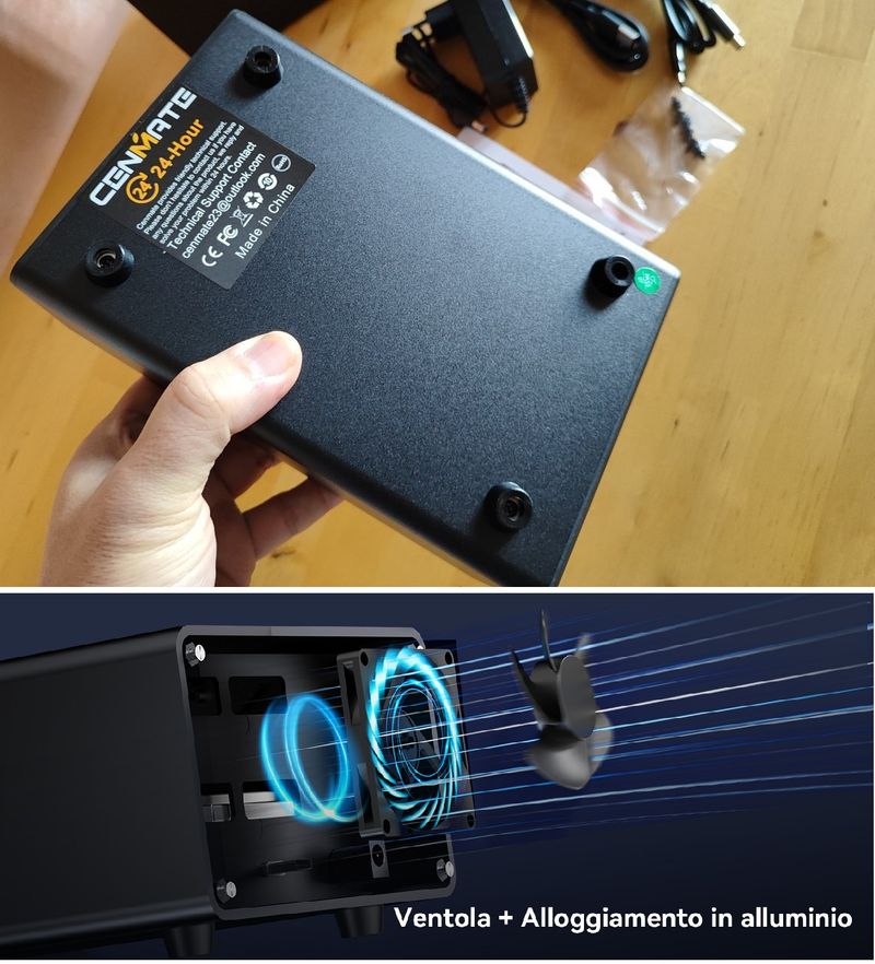 Cenmate Enclosure NVMe M.2 USB 3.2 10Gbps afbeelding 6