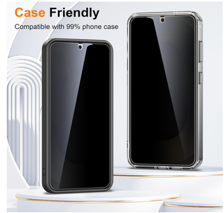Set 2+2 Vetro Temperato Privacy Samsung Galaxy S26