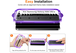 Set 2+2 Vetro Temperato Privacy Samsung Galaxy S26