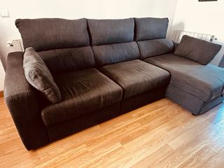 Sofá Chaise Longue IKEA KIVIK Gris 3 Plazas