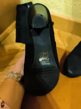 Botas altas de piel de nobuk negras