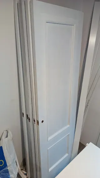 Puertas de paso blancas