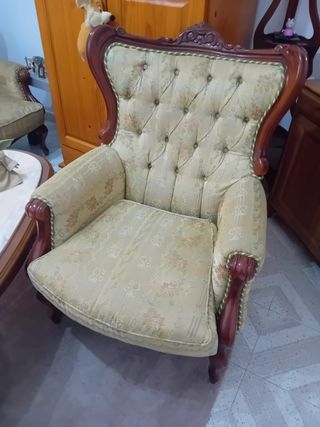 Sofá de 3 plazas estilo clásico