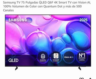 Samsung TV 75 QLED 4K Smart TV