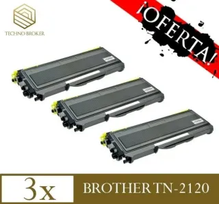 BROTHER TN2120 PACK 3 COMPATIBLE