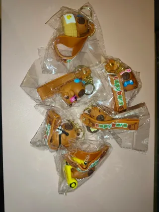 Pack 3 Llaveros Capibara Nuevos