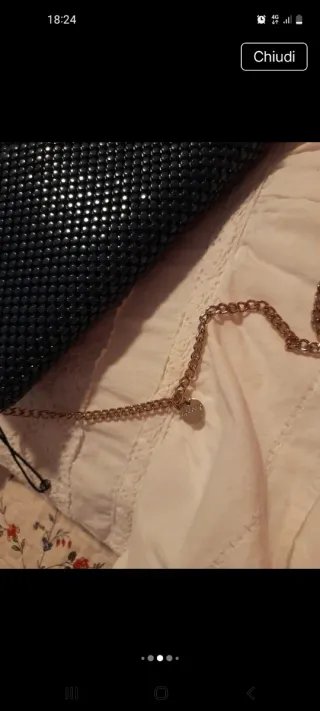 Borsa tracollina bluette